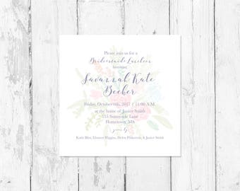 luncheon invitations etsy