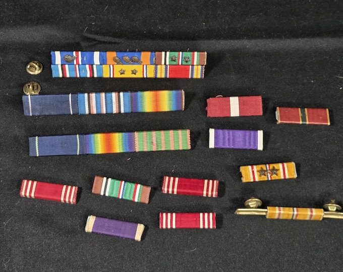 WWI - WWII US Military Ribbons Bars - Navy and Army - Etsy