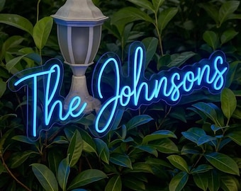 Letrero de neón con nombre / Letrero de neón personalizado / Letrero LED personalizado / Letrero de neón personalizado / Decoración del hogar / Letrero de neón para dormitorio / Regalo personalizado