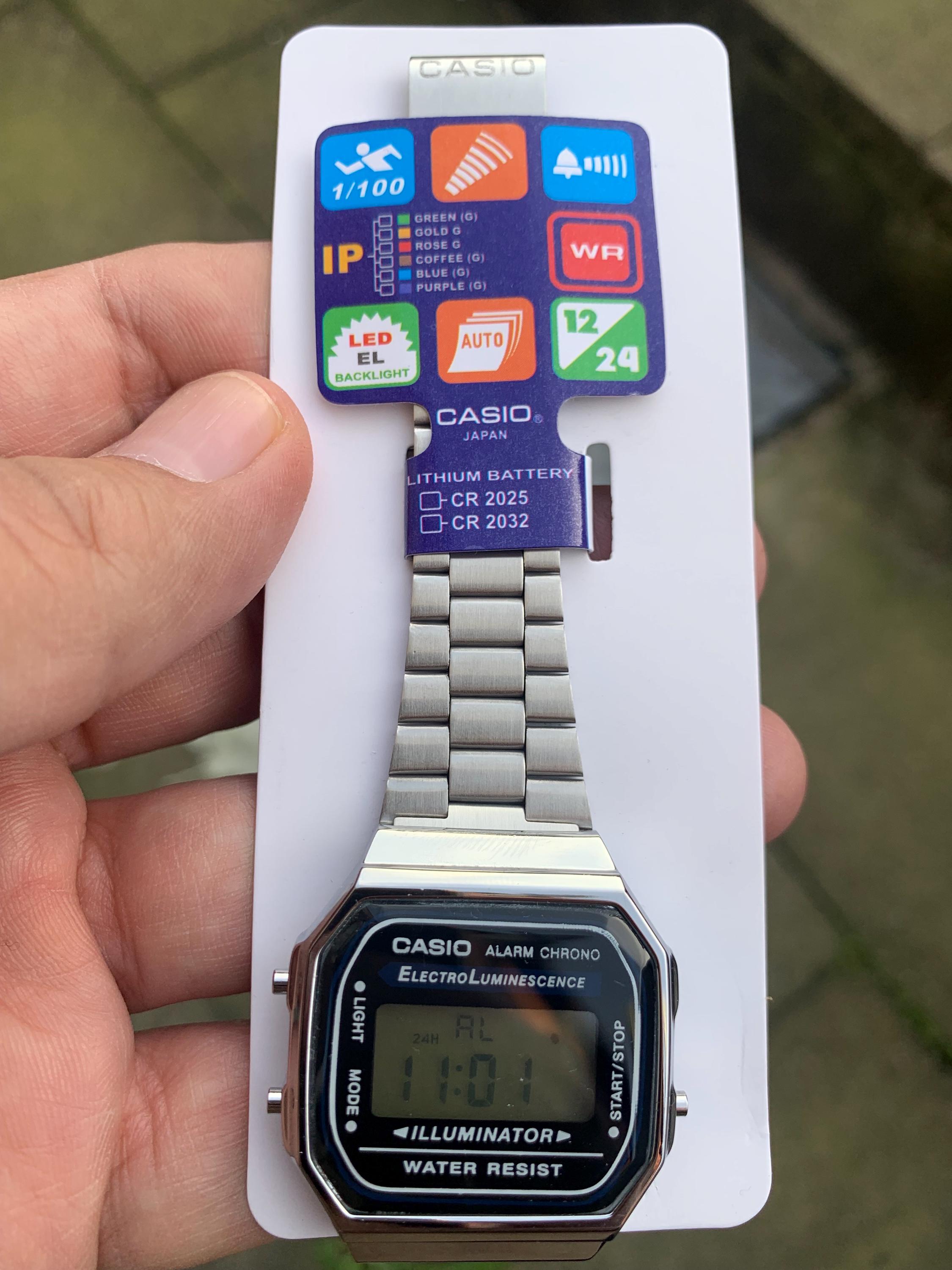 Casio a168 steel case - Etsy 日本