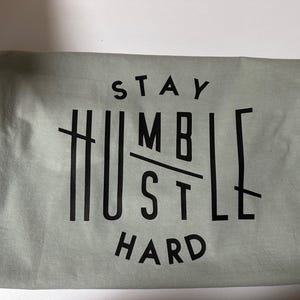 Stay Humble Hustle Hard Comfort Colors Shirt – Pocket Logo Tee