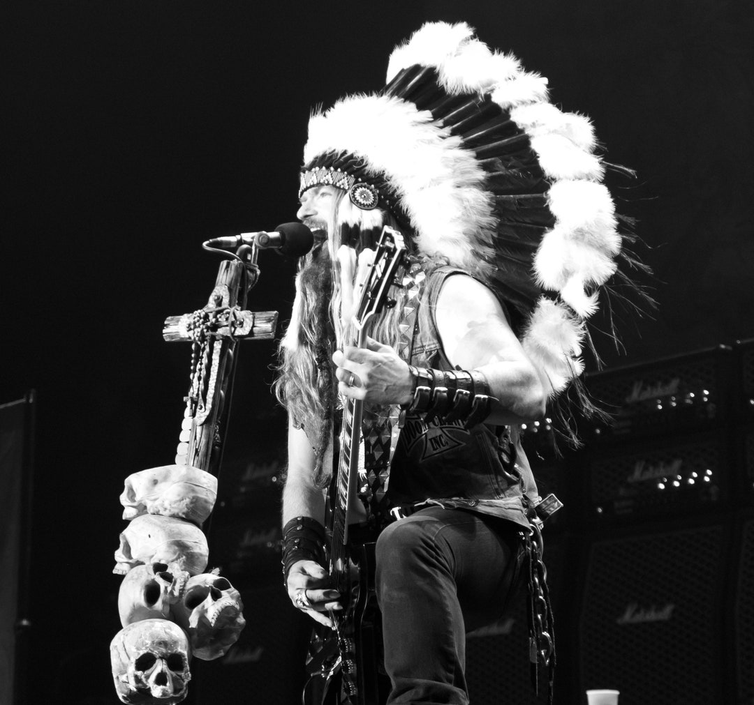 Zakk Wylde of Black Label Society Performing on Tour Wall Art George ...