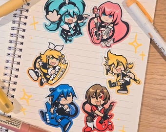 Vocaloid Glamrock Stickers