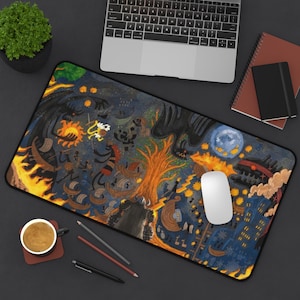 One Piece Elbaf Mural Desk Pad