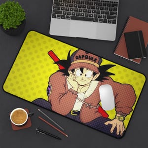 Dragon Ball Super Goku Capsule Corp Desk Mat