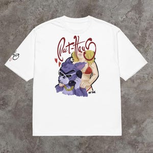 T-shirt grafisch, uniseks, oversized, retro T-shirt, cartoon T-shirt, shirts in vintage-stijl, streetwear, alternatieve mode, stedelijke stijl