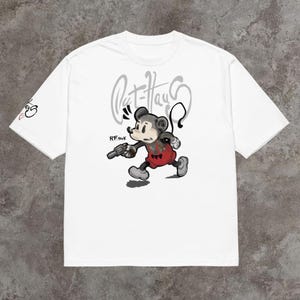 T-shirt grafisch, uniseks, oversized, retro T-shirt, cartoon T-shirt, shirts in vintage-stijl, streetwear, alternatieve mode, stedelijke stijl
