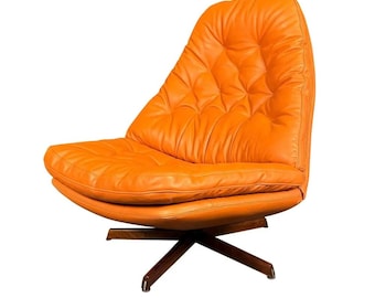 Vintage Danish Mid Century Modern Recliner Lounge Chair MS68 By Madsen & Schubell