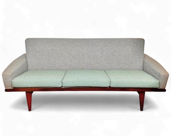 Vintage Mid Century Modern HW Klein Teak Sofa for Bramin-Møbler