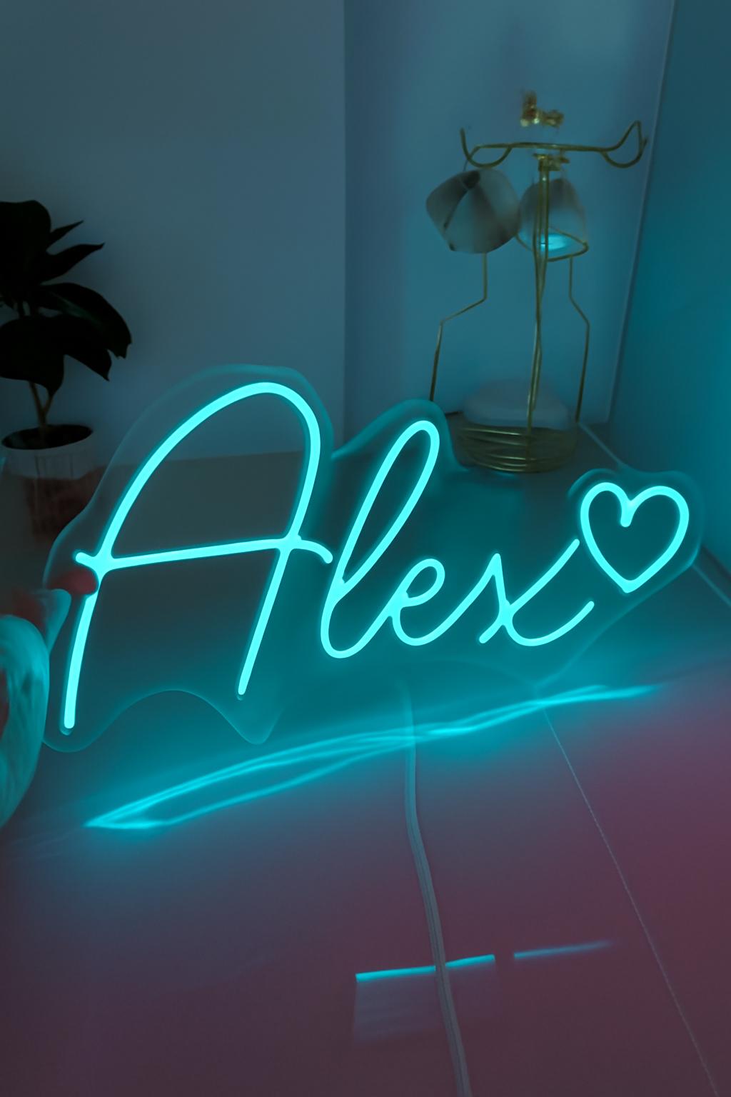 Custom Neon Name Sign, Led Neon Sign Custom, Neon Wall Art, Neon Sign ...