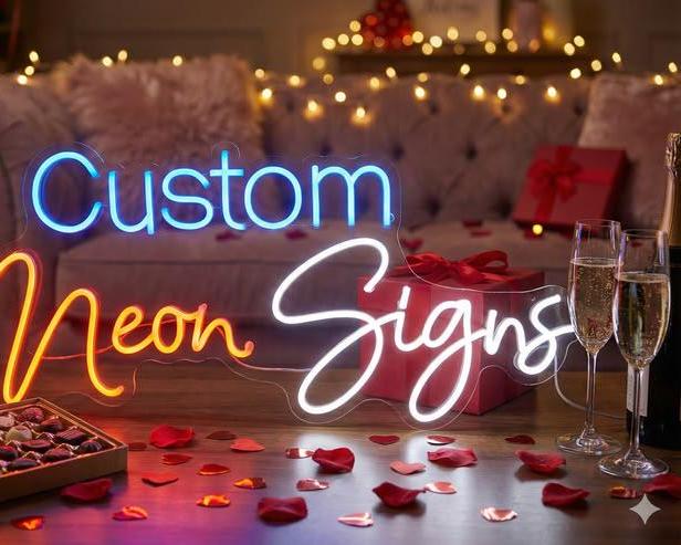 Custom Neon Sign, Neon Wall Art, Custom Light Sign for Party, Modern ...