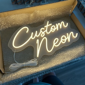 Custom Neon Sign | Personalized LED Neon Light Sign for Bedroom, Home Decor & Wall Art | Neon Name Sign | Neon Sign Gift | Personalized Sign