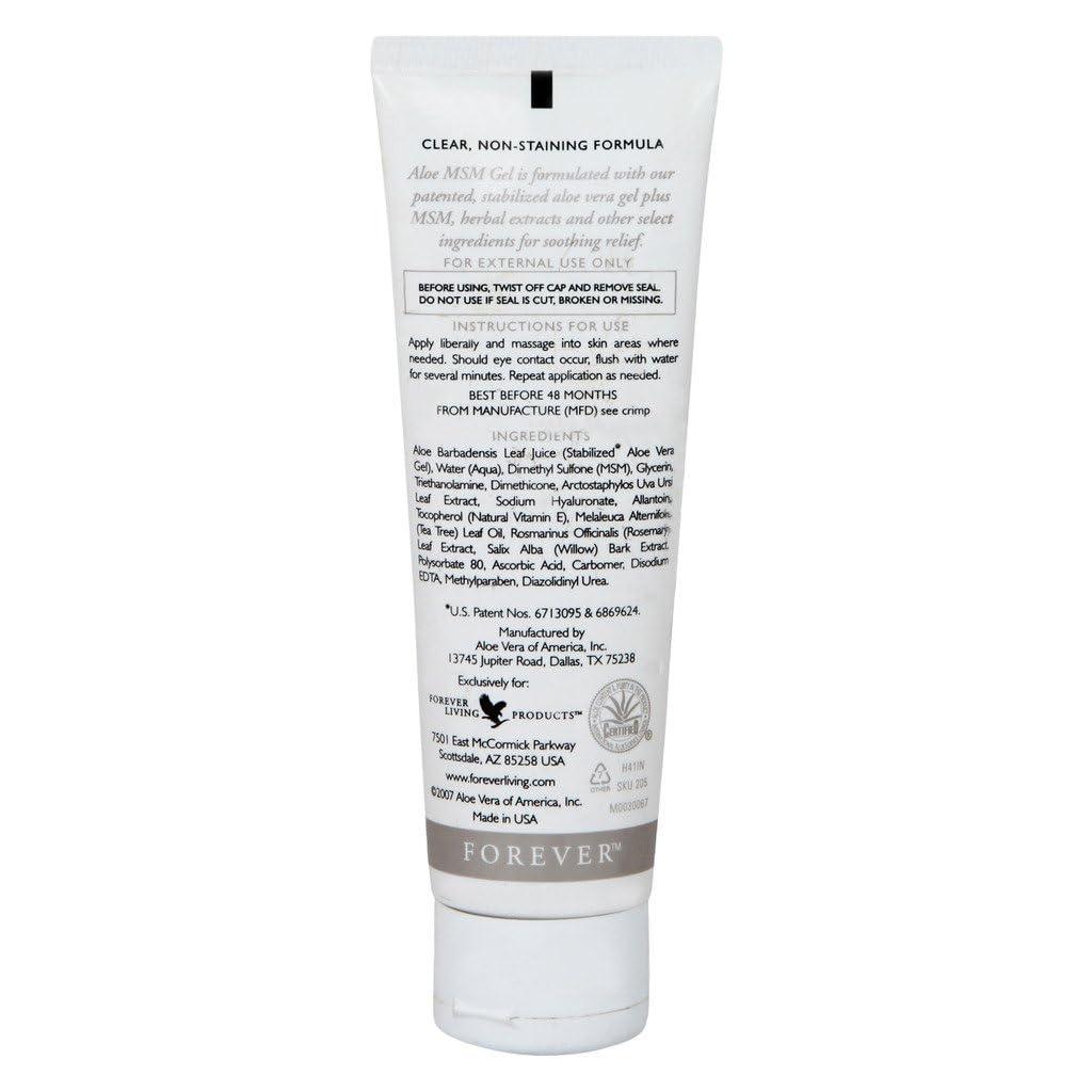 Forever MSM Gel | Aloe Vera Cooling Relief Pack of 3 - Etsy