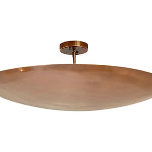 6 Light Pendant Mid Century Modern Antique Brass Sputnik chandelier light Fixture 30 Inches