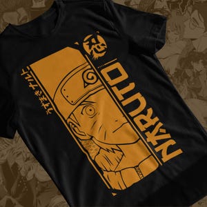 Naruto t shirt black, Naruto Shippuden Anime Shirt Unisex, Manga Tee for Otaku Fans, Gift for Anime Lovers Men Women