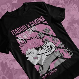 Itadori & Sukuna Anime Graphic Tee: Jujutsu Kaisen Unisex Shirt