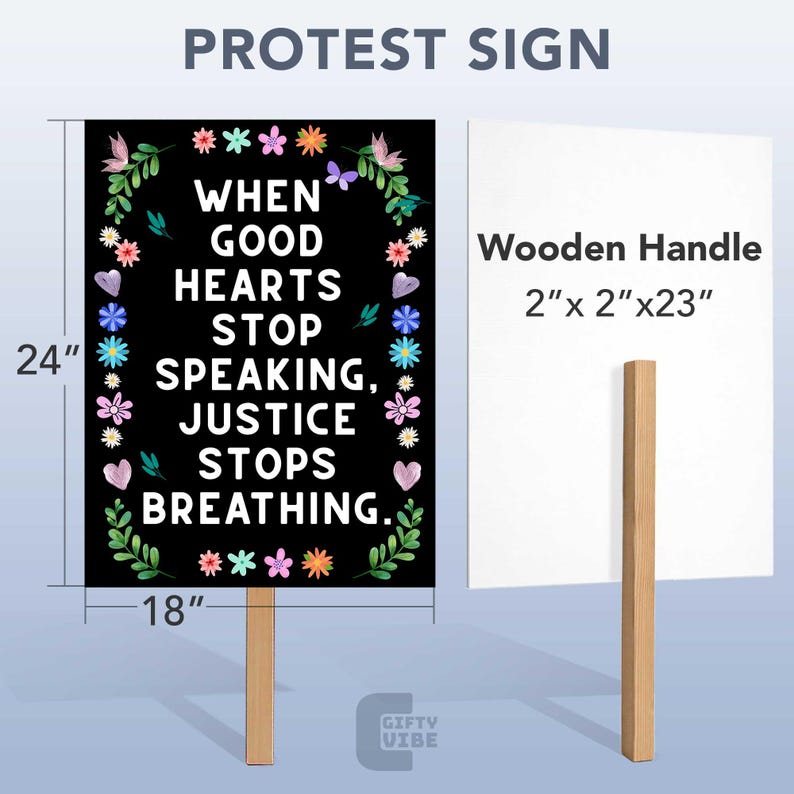Protect Democracy Protest Poster, Political Activist Poster, Rally Sign, Resist Fascism Poster, No Kings Rally Day Protests Sign, Anti-Trump image 3