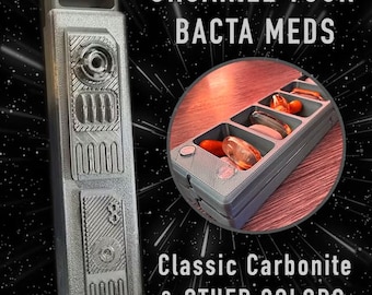 Op Star Wars geïnspireerde wekelijkse pillendoos: 'Wekelijkse Bacta Meds'-krat