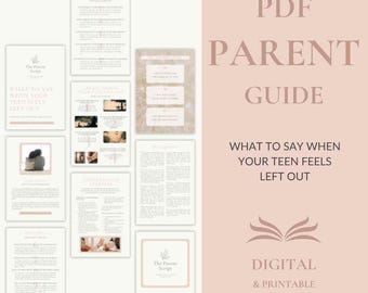 Teen Friendship Exclusion Guide | Help Your Child Process Being Left Out | Gentle Conversation Starters + Healing Steps | Printable PDF
