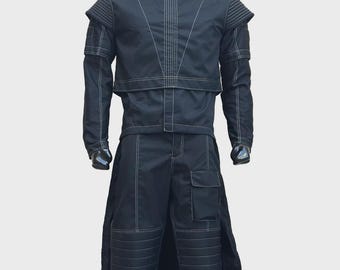 Mandalorian Flight Suit Costume – Book of Boba Fett Inspired Black Din Djarin Bounty Hunter Cosplay