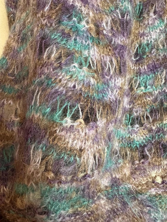 Hand Knit Wool & Mohair Sweater by Heather Designs – Made in Scotland View 3