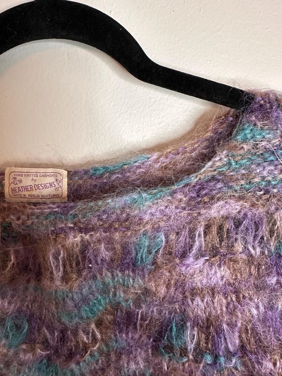 Hand Knit Wool & Mohair Sweater by Heather Designs – Made in Scotland View 4