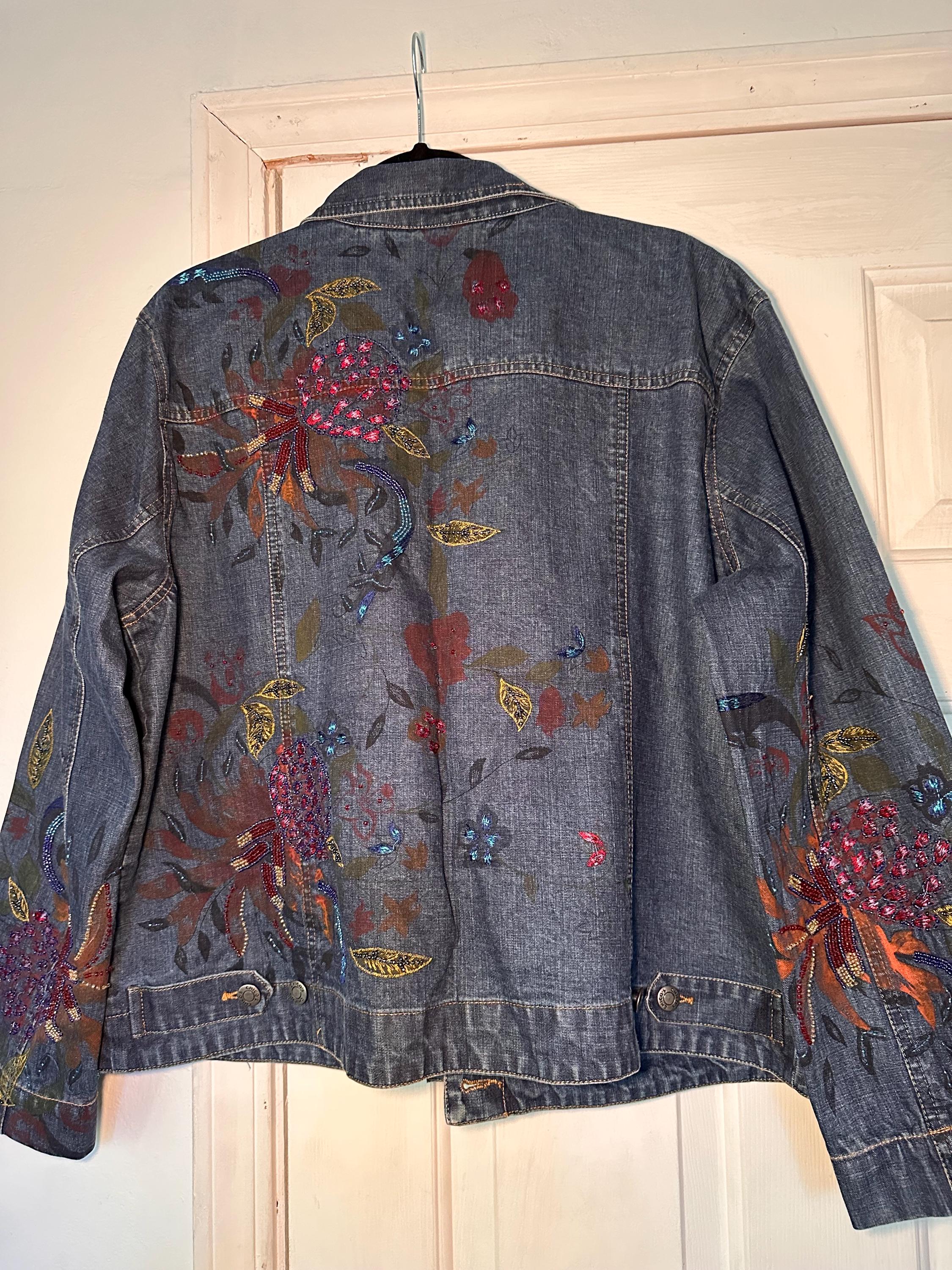 Chicos Denim Jacket - Etsy