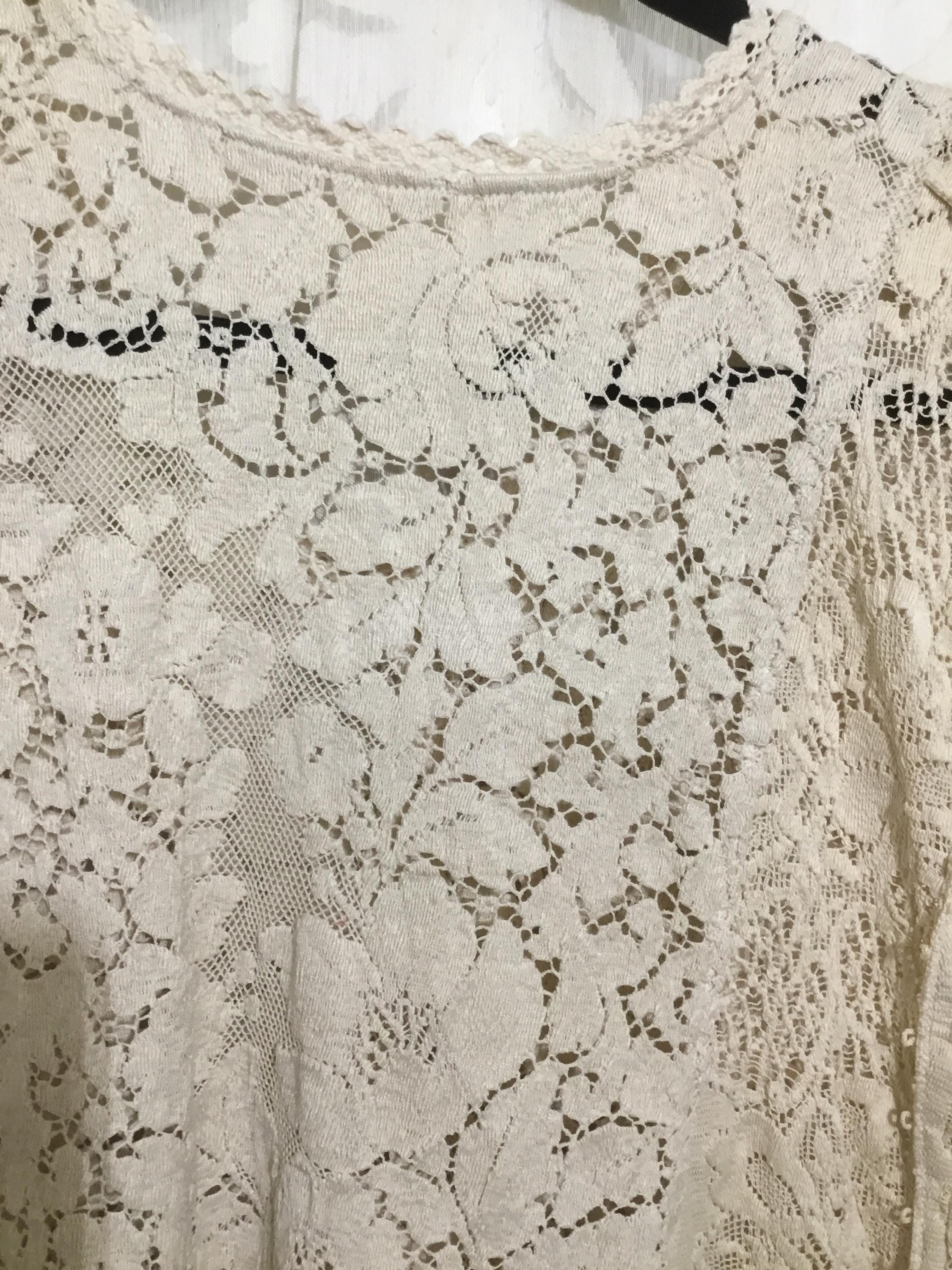 Lace Panel Babydoll Top