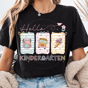 Back to School PNG Bundle: Kindergarten to 4th Grade Shirt Design (Digital Download