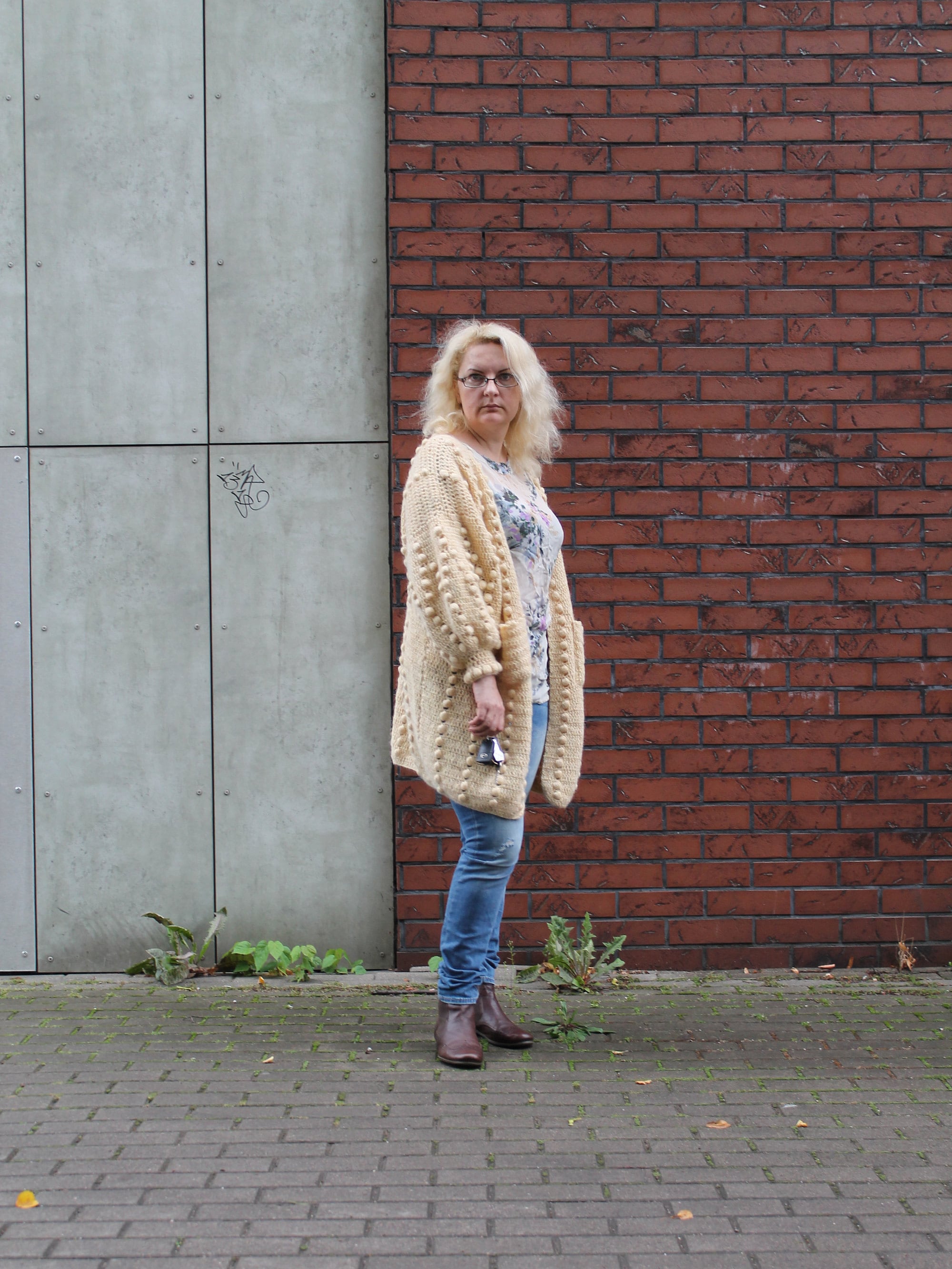 Sweater Wool Warm Coat Winter Cardigan Yellow Autumn Designed - Etsy