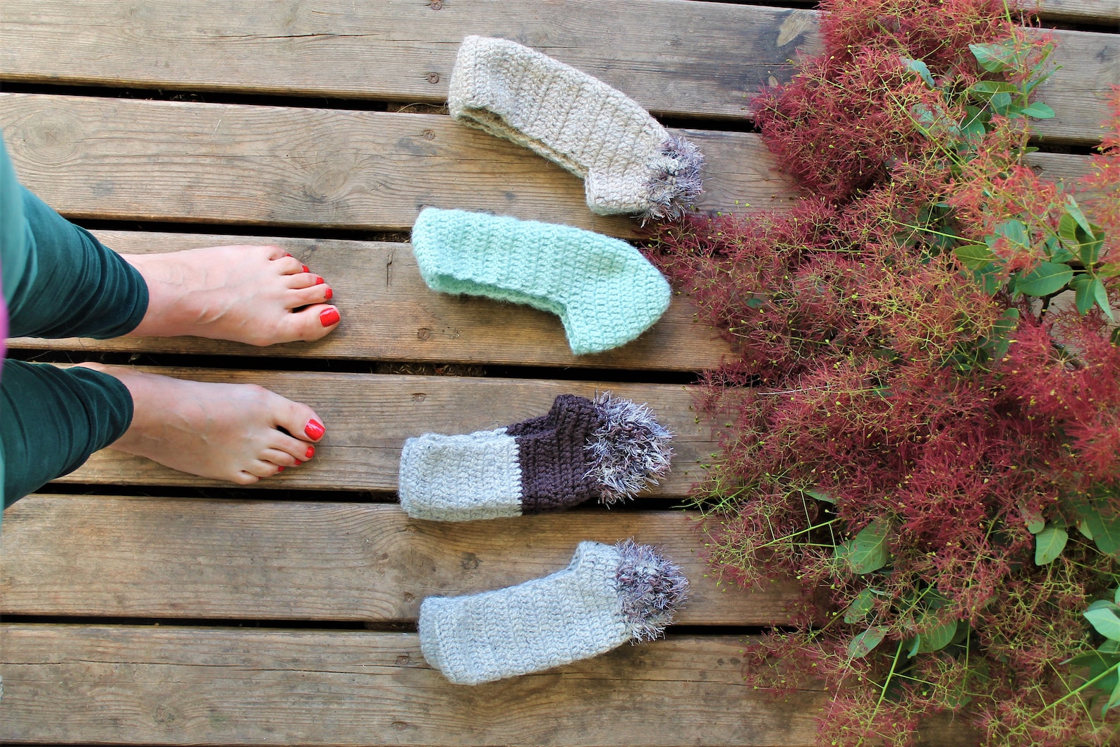 slippers crochet furry woman home shoes gift for her wool ballet flats knitted brown gray furry adult cozy home socks gift for h slippers crochet furry woman home shoes gift for her wool ballet flats knitted brown gray furry adult cozy home socks gift for h