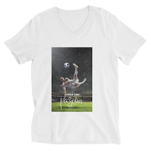 Unisex Short Sleeve V-Neck T-Shirt