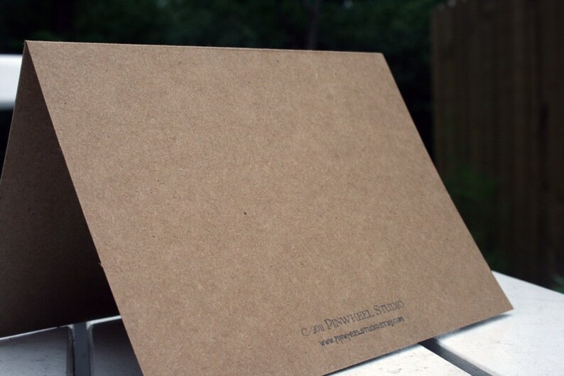 CHOOSE YOUR QUANTITY Garden Edition Set of NotesEnvelopes on Recycled Cardstock Thank You