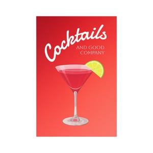Cocktail Party Invitations Set