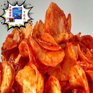 Authentic Padang-style Balado Cassava Chips, Sweet and Spicy Cassava Chips, a Snack Food