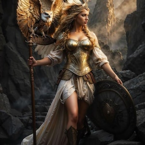 Athena Activation, Attunement and Energetic Link+ Charged Digital Artwork