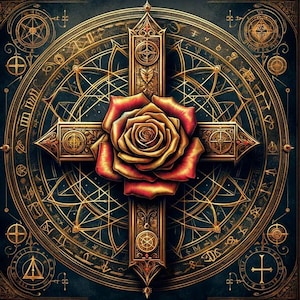 Rosicrucian Ascension Codes Activation, Recalibration, Attunement and Energetic Link+ Charged Digital Artwork