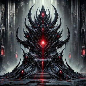 Infernal Throne Pact Activation, Recalibration, Attunement and Energetic Link+ Charged Digital Artwork