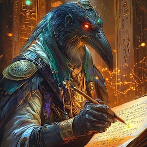 Thoth Activation, Attunement and Energetic Link+ Charged Digital Artwork