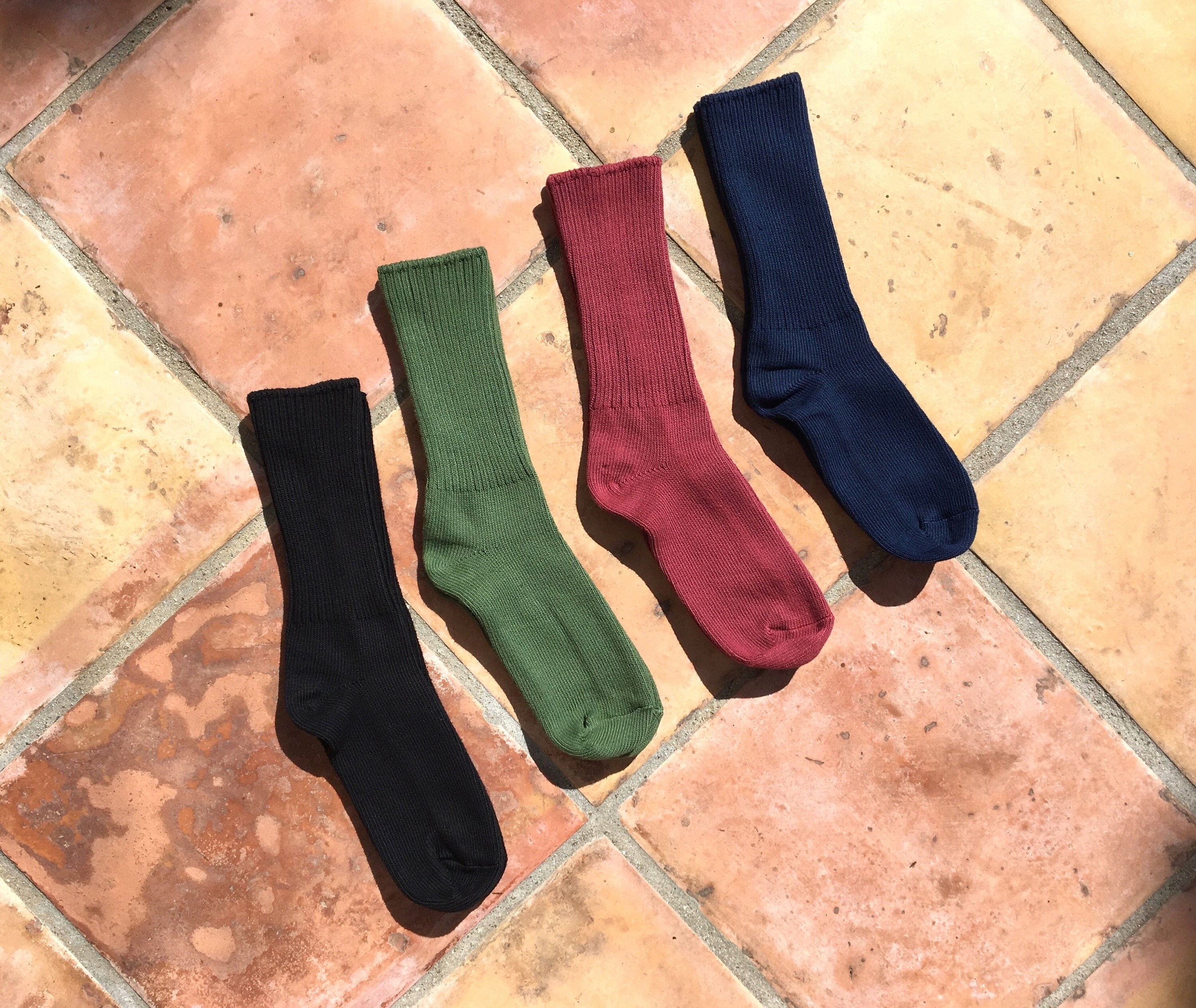Organic Cotton Crew Socks (1 - pair )