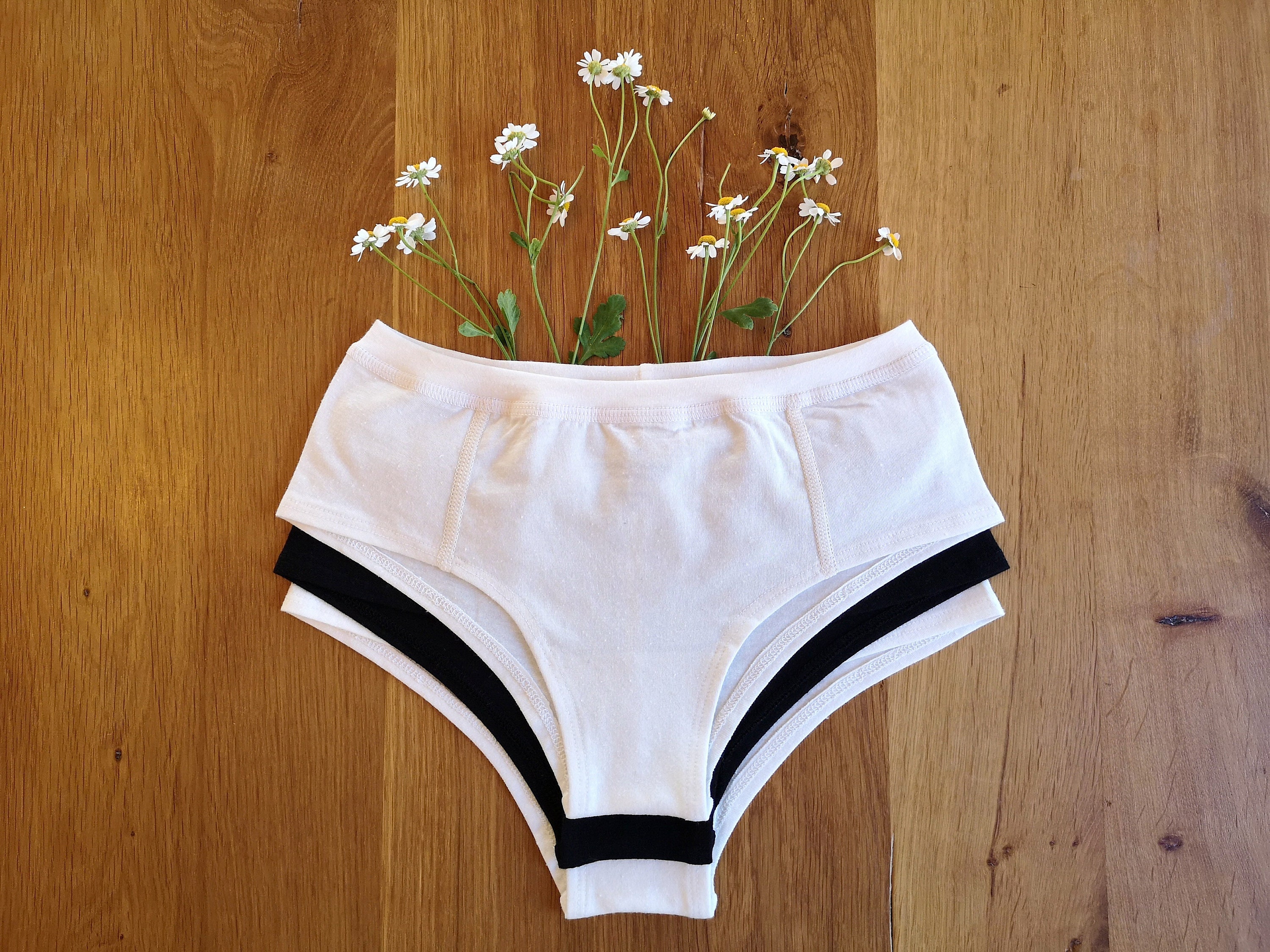 Women's White Cotton Brief, 3 Pack