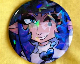 Prune Juice Cookie Button 2.25 Pin