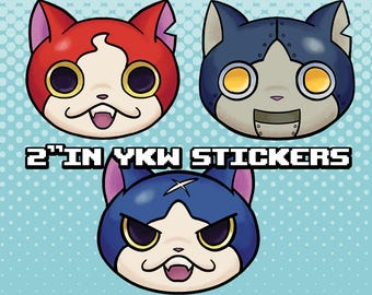 Yo-Kai Watch Nyan Stickers
