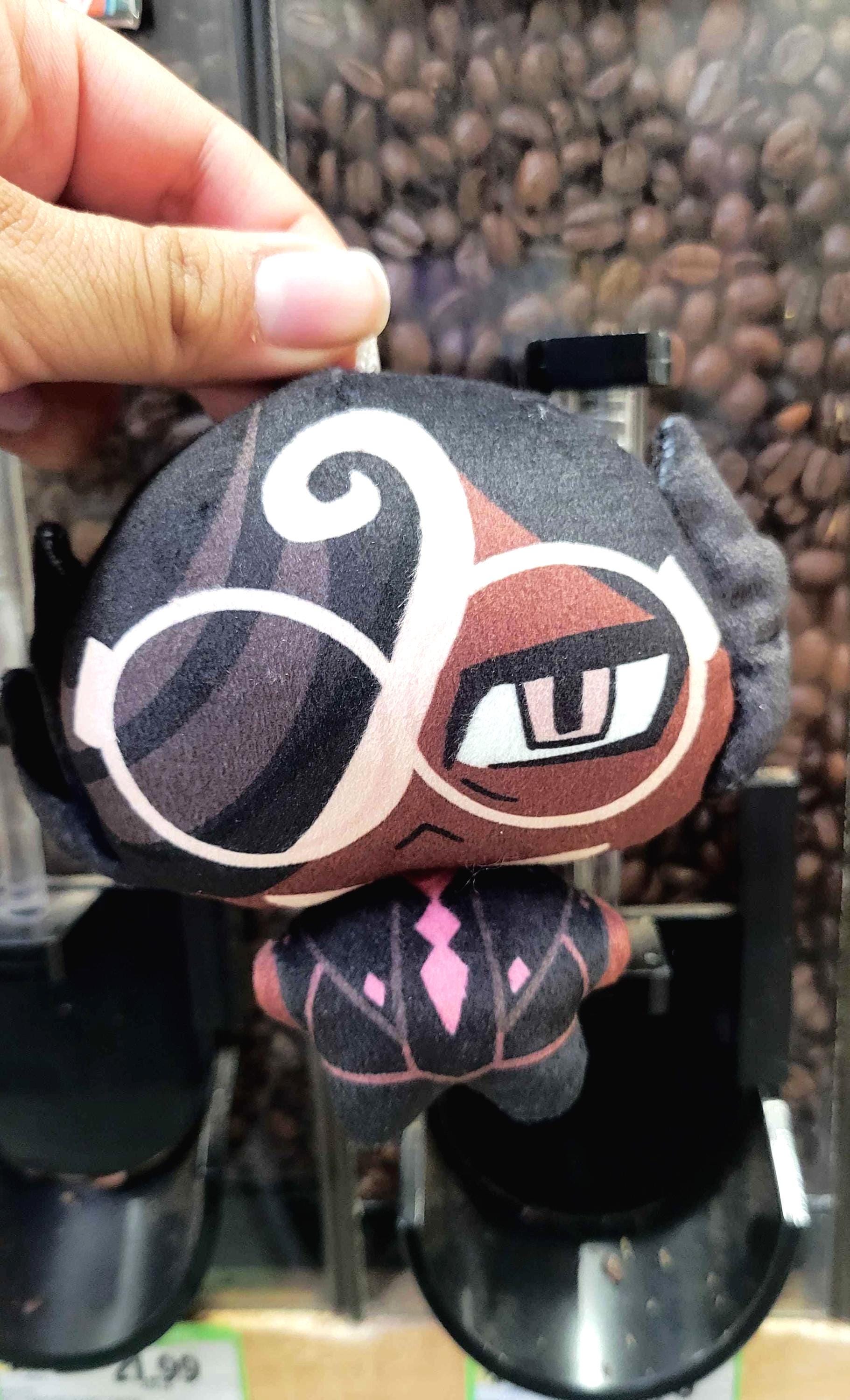 CRK Espresso Cookie 10cm Plush Keychain - Etsy
