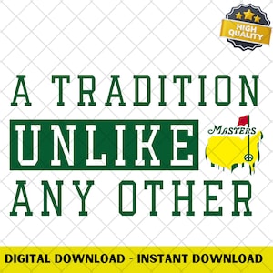 Masters Golf Turnier PNG Digital Download