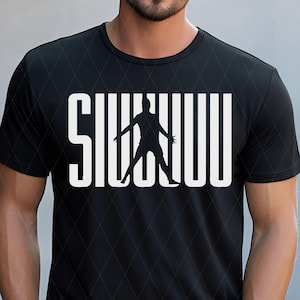 Ronaldo Siuuuu PNG SVG - Digital Download, Football PNG Download, Cristiano Ronaldo CR7 , Football Shirt png, T-shirt Sublimation 03