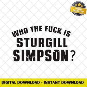 Who The Fk Is Digitale png-download van Sturgill Simpson
