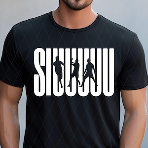 Ronaldo Siuuuu PNG SVG - Digital Download, Football PNG Download, Cristiano Ronaldo CR7 , Football Shirt png, T-shirt Sublimation 05