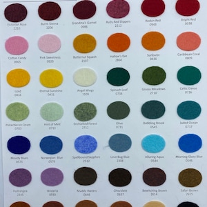 10 Sheets 12 x 12 in. Wool Blend Felt Squares Your Choice of Colors image 4