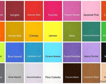 28 pcs Bamboo Felt  10 x 11 in. Sheets - 1 of Each Color or choose your own